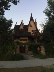 The Spadena House, also known as the Witch's House, is probably the most famous example of Storybook architecture in the world. The whimsical house was originally part of a movie company. It now sits in Beverly Hills. 